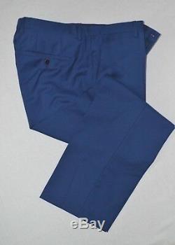 Hugo Boss Astian/Hets Super 110 Men's Virgin Wool Blue 40S/34x28 Slim Fit Suit