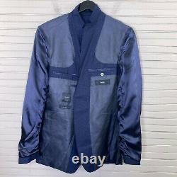 Hugo Boss Hutson5/Gander3 3 Pc. Suit Slim Fit Wool Men's 40L/34W Blue Check