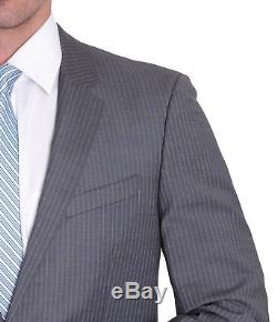 Hugo Boss Inwood/Winfield 1 Slim Fit Gray Striped Two Button Wool Suit