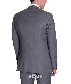 Hugo Boss Inwood/Winfield 1 Slim Fit Gray Striped Two Button Wool Suit