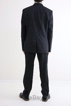 Hugo Boss Men's 2 Piece Grey Slim-fit suit jacket And Trousers Set 36R 32W