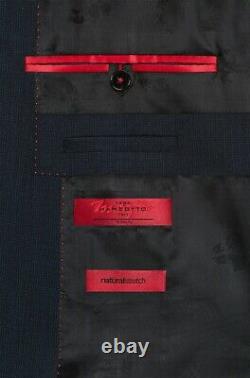Hugo Boss Men's'Arti/Hesten' Blue Extra Slim Fit Soft Constructed Wool Suit 44R