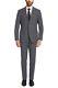 Hugo Boss Men's'Halsey/Merrill' Grey Slim Fit Checkered Italian Wool Suit 38R