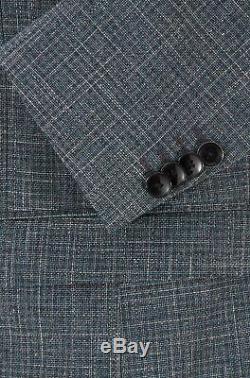 Hugo Boss Men's'Reymond/Wenten' Grey Extra Slim Fit Wool Blend Suit 38R