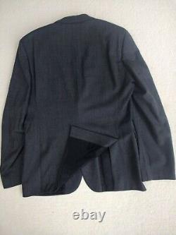 Hugo Boss Men's Slimfit Suit, Ryan1Win1, Grey Charcoal Wool, UK 34 Waist, 40R