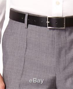 Hugo Boss Mens Grey Mini Grid Slim Fit Suit Suit C-Jeffrey C-Simmons 50309938021
