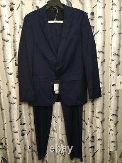 Hugo Boss Mens Huge6/Genius5 Slim Fit Suit Size J 40R/ P 42R Blue (104)
