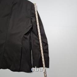 Hugo Boss Mens Suit Jacket Black 42 R Hayes Wool Blazer Slim Fit