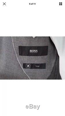 Hugo Boss Mid-Grey Slim Fit Suit 38R 32W (RRP £800)ULTRA RARE