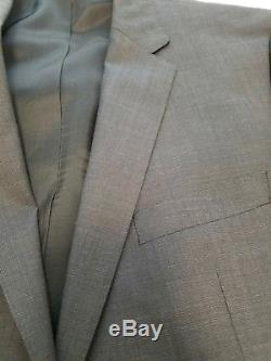 Hugo Boss Modern 38R Slim Fit Gray Two Button Wool Suit The Jam75/Sharp3