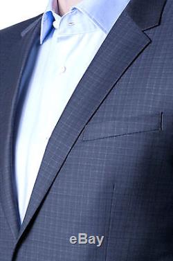 Hugo Boss Slim Fit 2 Piece Men's Suit Wool Astian/Hets 50321255 423 Blue Check