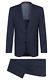 Hugo Boss Slim Fit Checked Wool 2 Piece Men's Suit C-Huge C-Genius-50326169 Blue