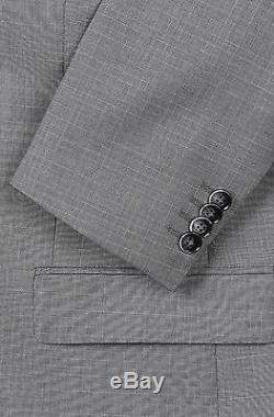 Hugo Boss Slim Fit Men's Suit 100% Wool 2 Piece C Jays/C Shaft Grey 50321304 033