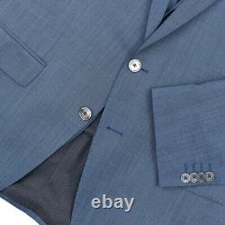 Hugo Boss Slim Fit Mid Blue 3 Piece Suit UK40 Chest NEW WITH TAGS RRP £695