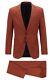 Hugo Boss Slim-Fit Suit In Stretch-Cotton Gabardine (Brown)