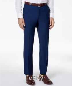Hugo Boss Slim Fit Suit high Blue 695$- Jacket size 38-R\ Pants 32
