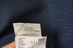 Hugo Boss Tailored Stretch T Royston/Wain Extra Slim Fit Blue Plaid Wool Suit 42