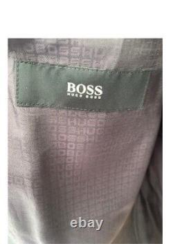 Hugo Boss Virgin Wool Grey Men's Suit Slim Fit Custom Tailored to 32size
