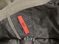 Hugo Boss Virgin Wool Suit, Grey, IT 48 UK. Chest 42. Trouser W 32 NWT. Slim fit