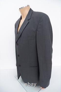 Hugo Boss mens wool blend 2 peice suit, slim fit, grey Size 56, 2XL W38 L32