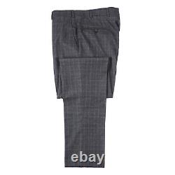 Isaia Slim-Fit'Gregorio' 3-Piece Gray Check Soft Brushed Wool Suit 44R (Eu 54)