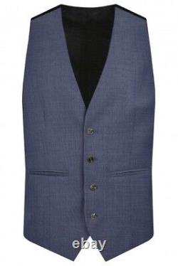 Italian Slim Fit Blue 3-Piece 42R Suit NEW