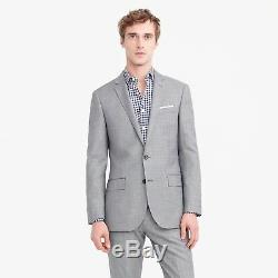 J CREW 40R Ludlow Slim-fit Suit Jacket Italian Worsted Wool Mineral Grey G1109