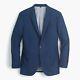 J CREW 40S Ludlow Slim-fit Suit Jacket Italian Worsted Wool Atlantic Blue G1109