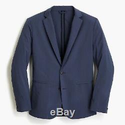 J CREW Destination Slim Fit 40S 32x30 Seersucker Suit Dusty Blue $356 L1077 1078