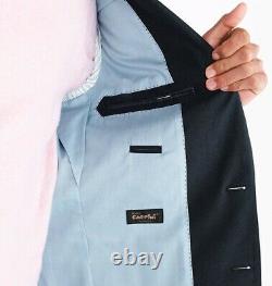 J. CREW Ludlow 38R blazer navy blue cotton slim-fit 38 R suit jacket sport coat