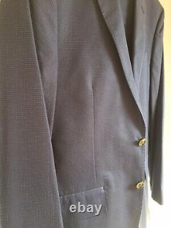 J. CREW Ludlow Slim-Fit Stitched-Dot Cotton-Blend Suit. 38 chest & 30 waist x 32L
