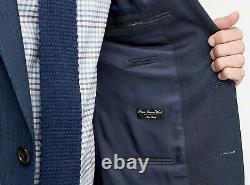 J. CREW Ludlow blazer wool navy blue herringbone suit jacket slim-fit 42R 42 NWT