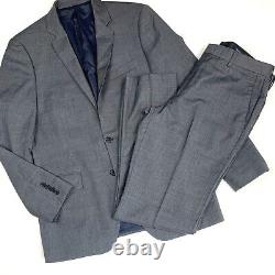 J. Crew Factory Thompson Slim Fit Wool Suit 40 R Blazer 33 x 32 Pants Gray G1730