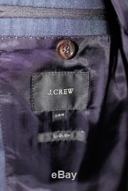 J Crew Ludlow Dark Charcoal Blue Slim Fit Suit Jacket & Pants 38R / 31W
