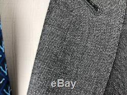 J Crew Ludlow Slim Fit Worsted Italian Gray Wool Suit Style 11707 38R