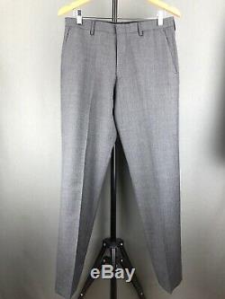 J Crew Ludlow Slim Fit Worsted Italian Gray Wool Suit Style 11707 38R