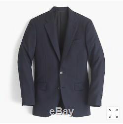 JCrew Mens Ludlow Slim-fit wide-lapel suit jacket in Italian wool Size 36s NWT