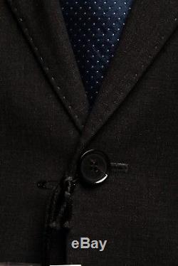 JOHN RICHMOND Wool Dark Gray 2Buttons Suit 38 US 48 EU Slim Fit Made In Italy