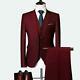 Jacket pants vest Wedding Slim Fit Men Formal Suit 3pcs Set casual One button sz