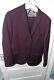Jeff Banks Super Slim Fit Wine Red Suit worn once and dry cleaned