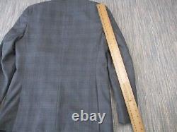 Joe Brown 3 Piece Suit Jacket & Trouser And WithCoat Mens 38 W32 L30 Grey Slim Fit