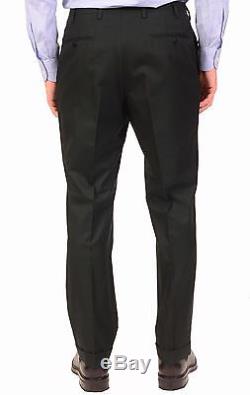 KITON Napoli Green Herringbone Cashmere-Cotton Suit EU 50 NEW 38 40 R10 Slim Fit