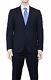 Kenneth Cole Ny Slim Fit Navy Pinstriped Two Button Wool Suit With Peak Lapels