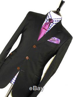 Luxury Mens Vivienne Westwood London Black Slim Fit 2 Piece Suit 38r W32 X L32