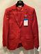 Lineage 0s2xfn 3fnm38s61 X Slim Fit Red Suit And Slacks Size 38s 31w