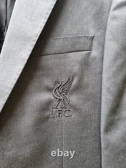 Liverpool FC Hugo Boss Grey 3 Piece Suit Slim Fit (UK 46, Small) Never Worn