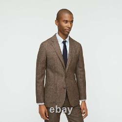 Ludlow Slim-fit unstructured suit jacket in English wool Item AO663 44R NWT