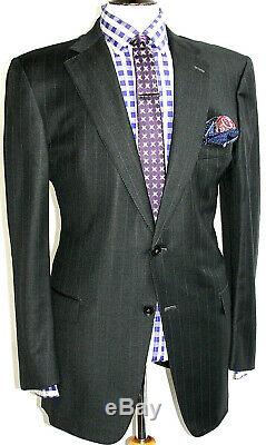 Luxury Gorgeous Mens Ermenegildo Zegna Custom-made Slim Fit Suit 46r W38 X L33
