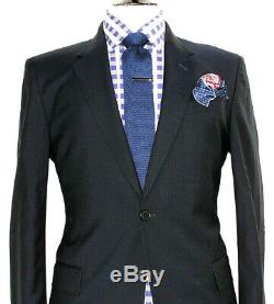 Luxury Gorgeous Mens Paul Smith London Slim Fit Solid Navy Suit 40r W34 X L32