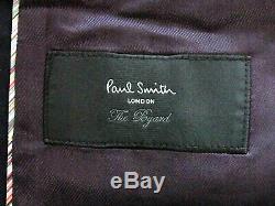 Luxury Gorgeous Mens Paul Smith London Slim Fit Solid Navy Suit 40r W34 X L32